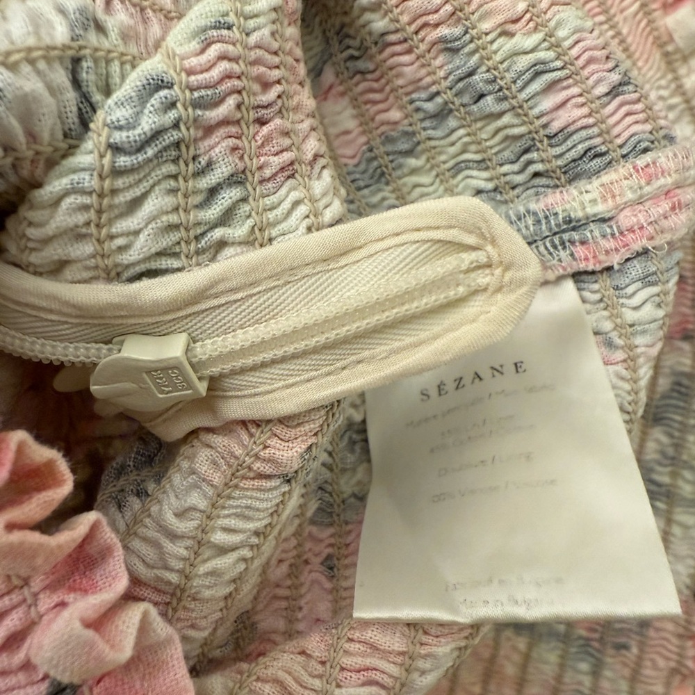 Sezane - Olga Cotton And Linen Floral Dress - Picture 10 of 11